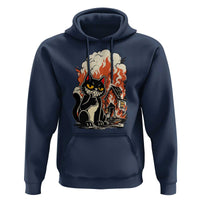 Funny Trouble Maker Cat Hoodie Cute Mischief Graphic Gift For Cat Lover