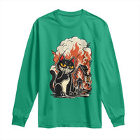 Funny Trouble Maker Cat Long Sleeve Shirt Cute Mischief Graphic Gift For Cat Lover