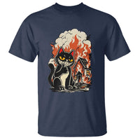 Funny Trouble Maker Cat T Shirt Cute Mischief Graphic Gift For Cat Lover