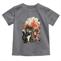 Funny Trouble Maker Cat Toddler T Shirt Cute Mischief Graphic Gift For Cat Lover
