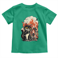 Funny Trouble Maker Cat Toddler T Shirt Cute Mischief Graphic Gift For Cat Lover