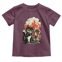 Funny Trouble Maker Cat Toddler T Shirt Cute Mischief Graphic Gift For Cat Lover