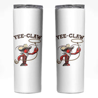 Yee Claw Skinny Tumbler Funny Crawfish Cajun Seafood Festival