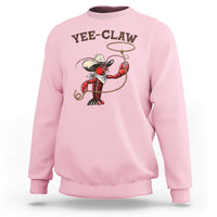 Yee Claw Sweatshirt Funny Crawfish Cajun Seafood Festival