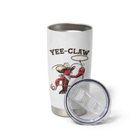 Yee Claw Tumbler Cup Funny Crawfish Cajun Seafood Festival
