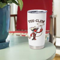 Yee Claw Tumbler Cup Funny Crawfish Cajun Seafood Festival