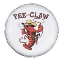 Yee Claw Southern Crawfish Spare Tire Cover Funny Seafood Party Graphic