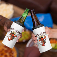 Yee Claw Southern Crawfish 4 in 1 Can Cooler Tumbler Funny Seafood Party Graphic