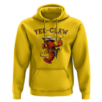Yee Claw Southern Crawfish Hoodie Funny Seafood Party Graphic
