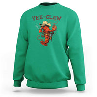 Yee Claw Southern Crawfish Sweatshirt Funny Seafood Party Graphic