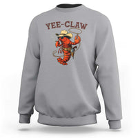 Yee Claw Southern Crawfish Sweatshirt Funny Seafood Party Graphic