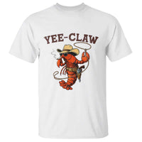 Yee Claw Southern Crawfish T Shirt Funny Seafood Party Graphic