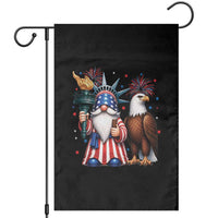 Funny Statue Of Liberty Gnome Garden Flag Patriotic 4th Of July