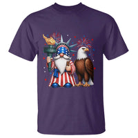 Funny Statue Of Liberty Gnome T Shirt Patriotic 4th Of July