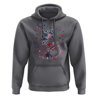 Funny Patriotic Cat Lover Hoodie 4th Of July Freedom