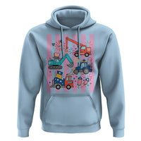 Red White And Blue Construction Crew Hoodie Patriotic Kids 4th Of July