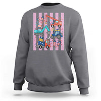 Red White And Blue Construction Crew Sweatshirt Patriotic Kids 4th Of July