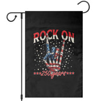 Patriotic Rocker Skeleton Hand Garden Flag Rock On 250 Years