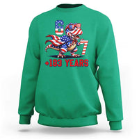 Funny 67 Meme Dinosaur American Pride Sweatshirt USA 250th Anniversary