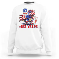 Funny 67 Meme Dinosaur American Pride Sweatshirt USA 250th Anniversary