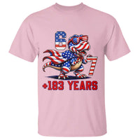 Funny 67 Meme Dinosaur American Pride T Shirt USA 250th Anniversary