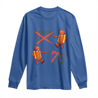 Funny 67 Meme Hot Dog Lover Long Sleeve Shirt USA 250 BBQ Celebration