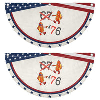 Funny 67 Meme Hot Dog Lover Patriotic Fan Flag USA 250 BBQ Celebration