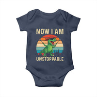Now I Am Unstoppable Baby Onesie Funny Mama Saurus Dinosaur - Wonder Print Shop