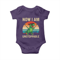 Now I Am Unstoppable Baby Onesie Funny Mama Saurus Dinosaur - Wonder Print Shop