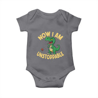 Now I Am Unstoppable Baby Onesie Funny Dinosaur Lovers - Wonder Print Shop