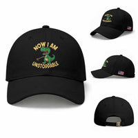 Now I Am Unstoppable Baseball Cap Funny Dinosaur Lovers