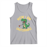 Now I Am Unstoppable Tank Top Funny Dinosaur Lovers - Wonder Print Shop