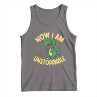 Now I Am Unstoppable Tank Top Funny Dinosaur Lovers - Wonder Print Shop