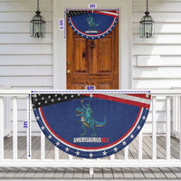 Dinosaur Lover Patriotic Fan Flag Funny Amerisaurus Rex Statue Of Liberty Dino