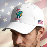 Funny Dinosaur Baseball Cap I Am Rexy And I Know It