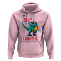 Funny Dinosaur Hoodie I Am Rexy And I Know It - Wonder Print Shop