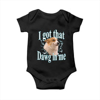 I Got That Dawg In Me Baby Onesie Funny Corgi Dog Meme - Wonder Print Shop