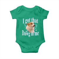 I Got That Dawg In Me Baby Onesie Funny Corgi Dog Meme - Wonder Print Shop