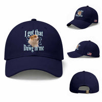 I Got That Dawg In Me Baseball Cap Funny Corgi Dog Meme