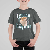 I Got That Dawg In Me T Shirt For Kid Funny Corgi Dog Meme - Wonder Print Shop