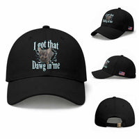 I Got That Dawg In Me Dog Meme Baseball Cap Ironic Chihuahua Face