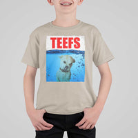 Chihuahua Dog Meme T Shirt For Kid Funny Horror Movie Poster Dog Teefs - Wonder Print Shop