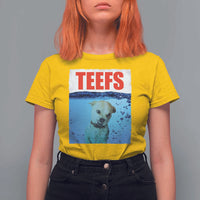 Chihuahua Dog Meme T Shirt For Women Funny Horror Movie Poster Dog Teefs - Wonder Print Shop