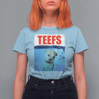 Chihuahua Dog Meme T Shirt For Women Funny Horror Movie Poster Dog Teefs - Wonder Print Shop