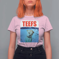 Chihuahua Dog Meme T Shirt For Women Funny Horror Movie Poster Dog Teefs - Wonder Print Shop