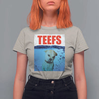 Chihuahua Dog Meme T Shirt For Women Funny Horror Movie Poster Dog Teefs - Wonder Print Shop