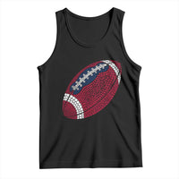 Patriotic Polka Dot Football Tank Top Dot Day Gift