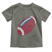 Patriotic Polka Dot Football Toddler T Shirt Dot Day Gift