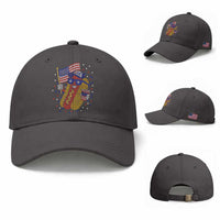 International Dot Day Hotdog Baseball Cap Red White Blue Polka Dots