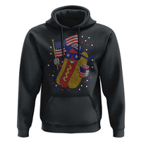 International Dot Day Hotdog Hoodie Red White Blue Polka Dots